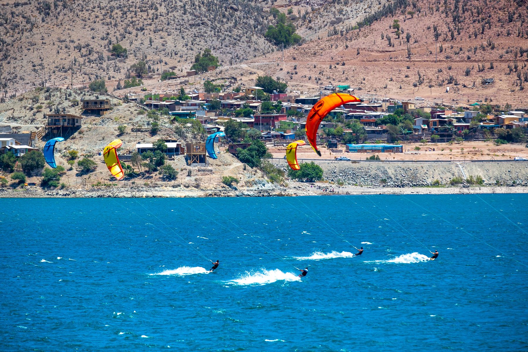 Kitesurf en el Embalse Puclaro